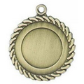 Medal, "Insert Holder" Scallop - 2 1/2" Dia.